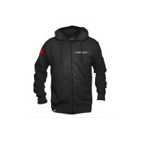 Long-sleeved hooded sweatshirt, black - Ufo Plast MG04570