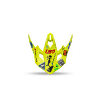 Peek for kids motocross helmet Korey HE13600, yellow, red and blue
