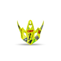 Peek for kids motocross helmet Korey HE13600, yellow and black