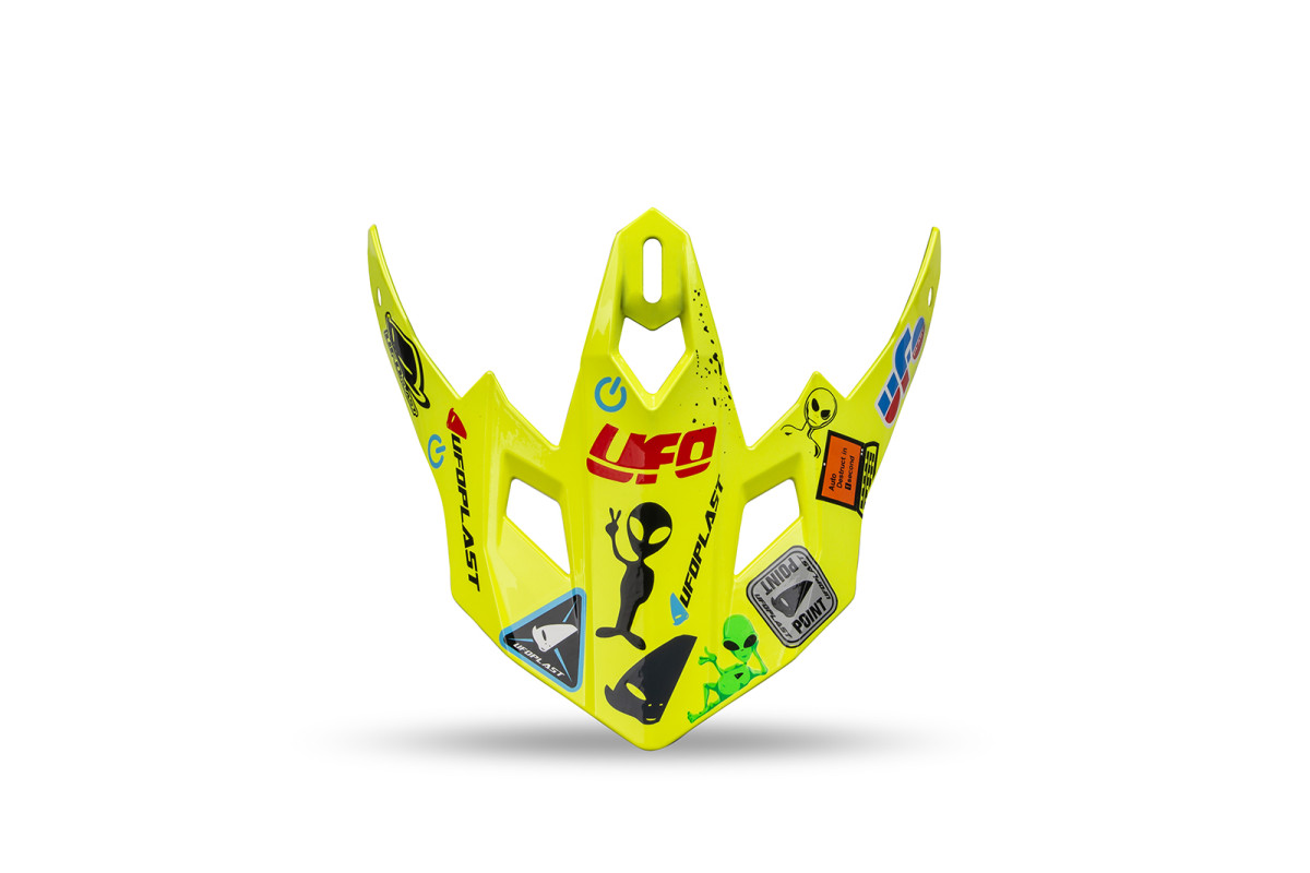 Peek for kids motocross helmet Korey HE13600, yellow and black